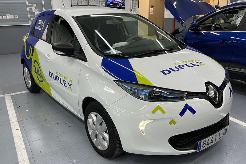 Rotulación Renault para Duplex Ascensores